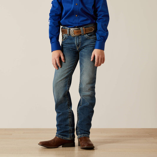 B5 Slim Charger Stackable Straight Leg Jean Ariat Kids