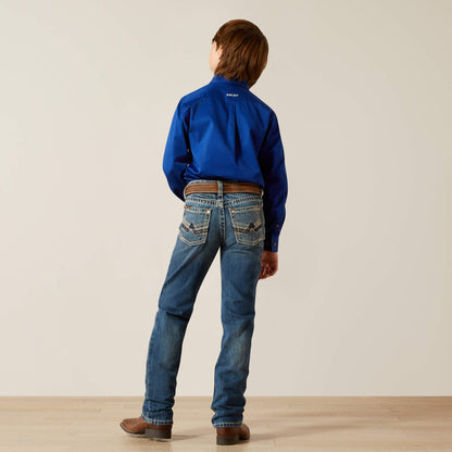 B5 Slim Charger Stackable Straight Leg Jean Ariat Kids