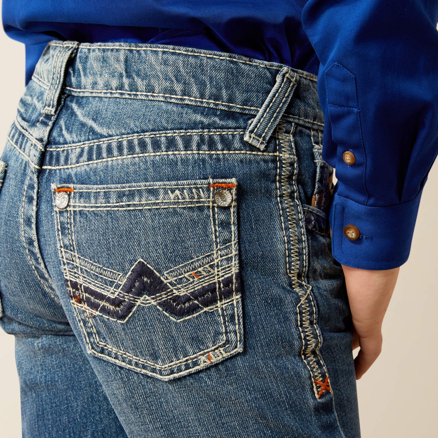 B5 Slim Charger Stackable Straight Leg Jean Ariat Kids