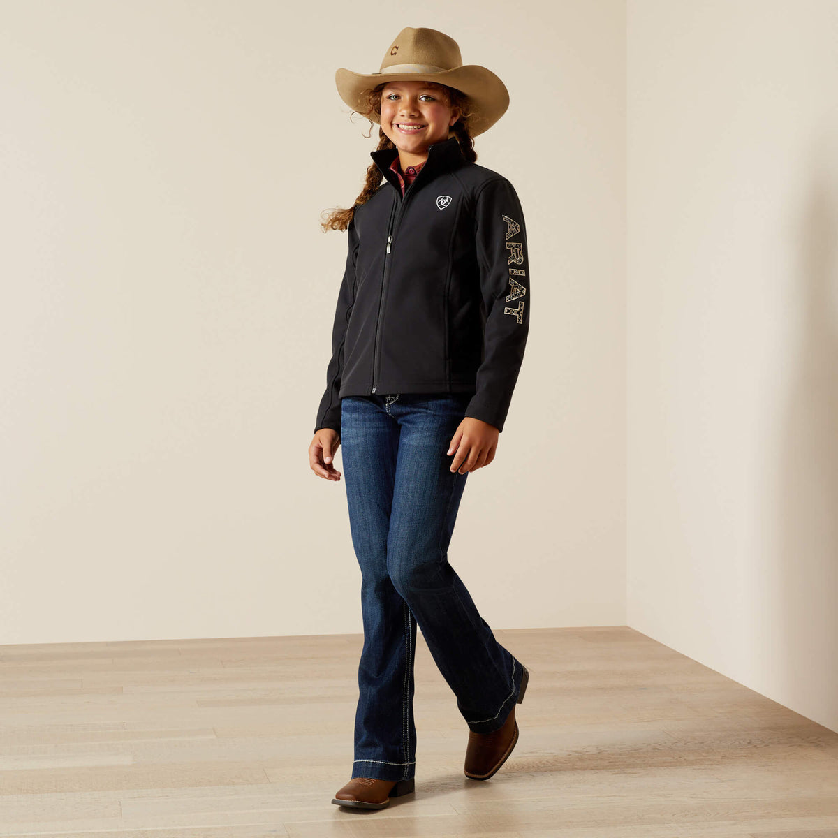 Ariat Logo Softshell Jacket Ariat Kids|Sale