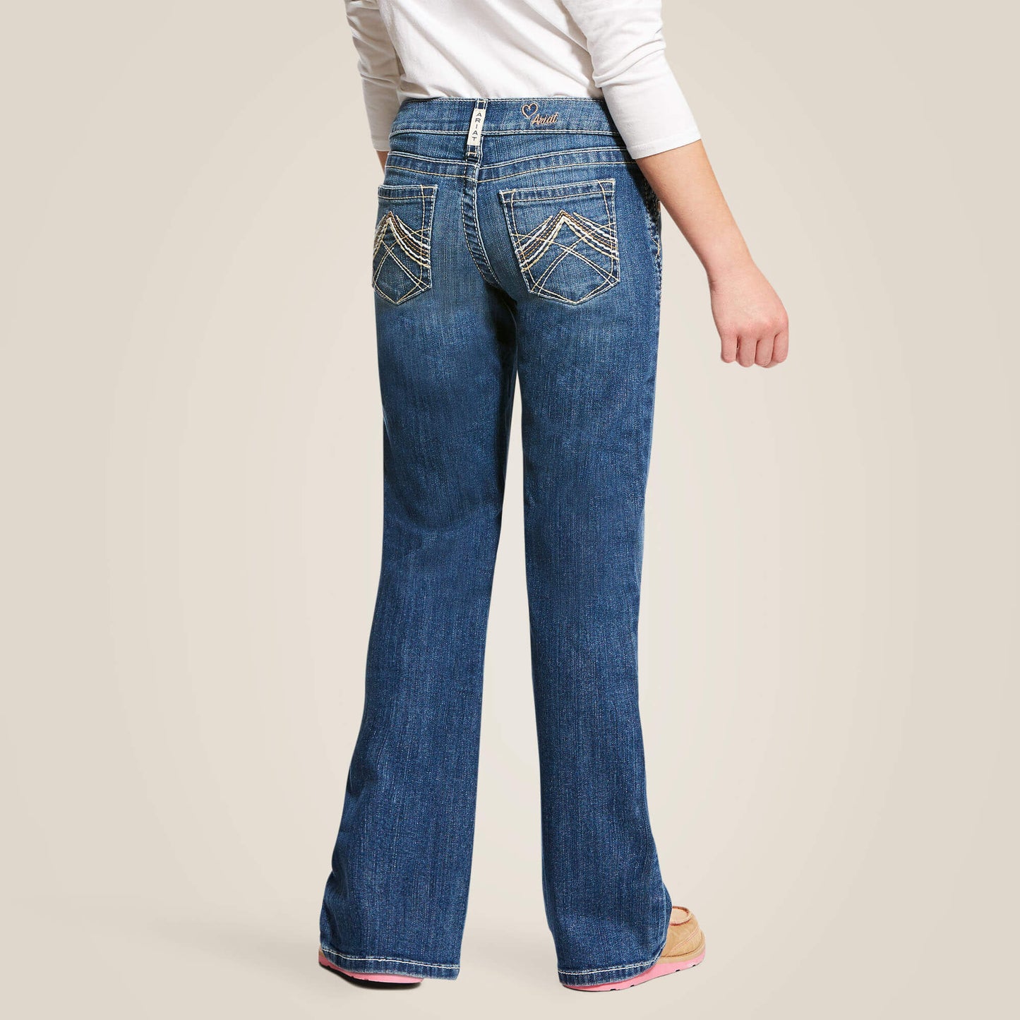 Whipstitch Boot Cut Jean Ariat Kids