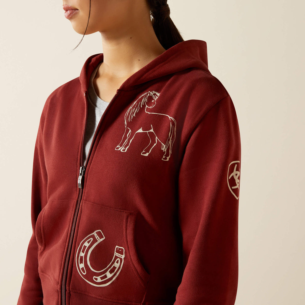Spiffy Full Zip Sweatshirt Ariat Kids|Sale