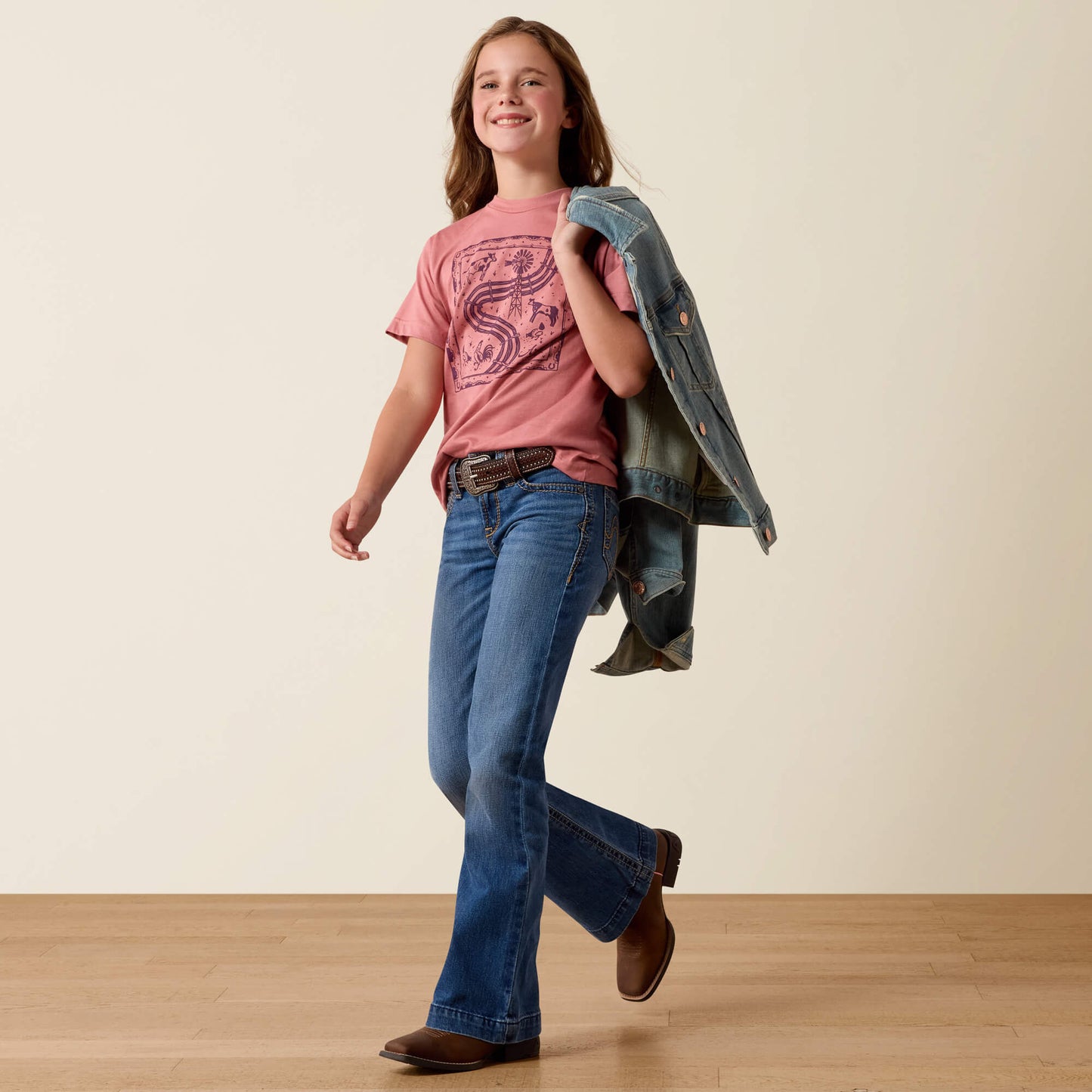 Ariat Farm Quilt T-Shirt Ariat Kids