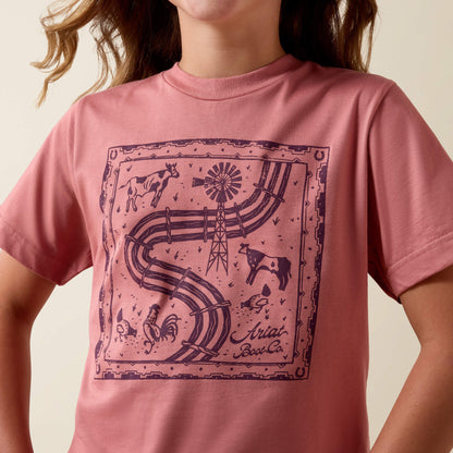 Ariat Farm Quilt T-Shirt Ariat Kids