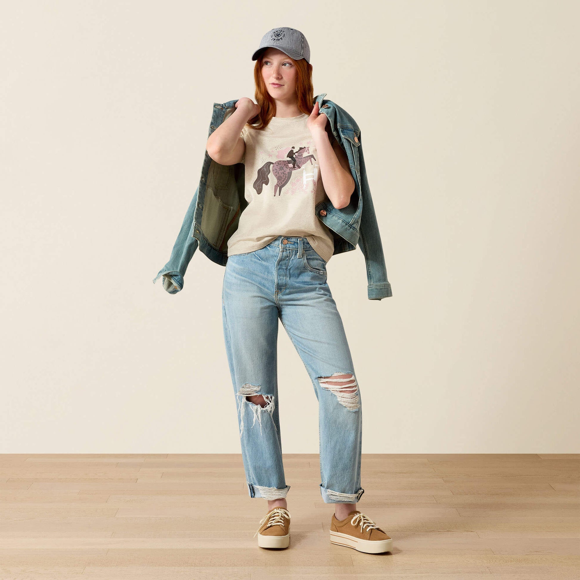 Floral Leap T-Shirt Ariat Kids|Sale
