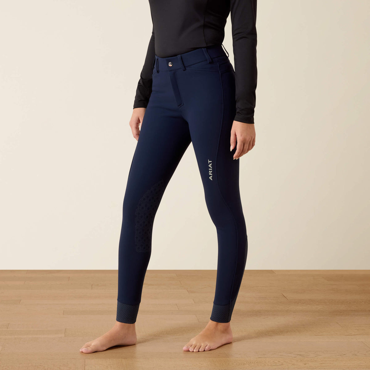 Tri Factor Grip Knee Patch Breech Ariat Kids
