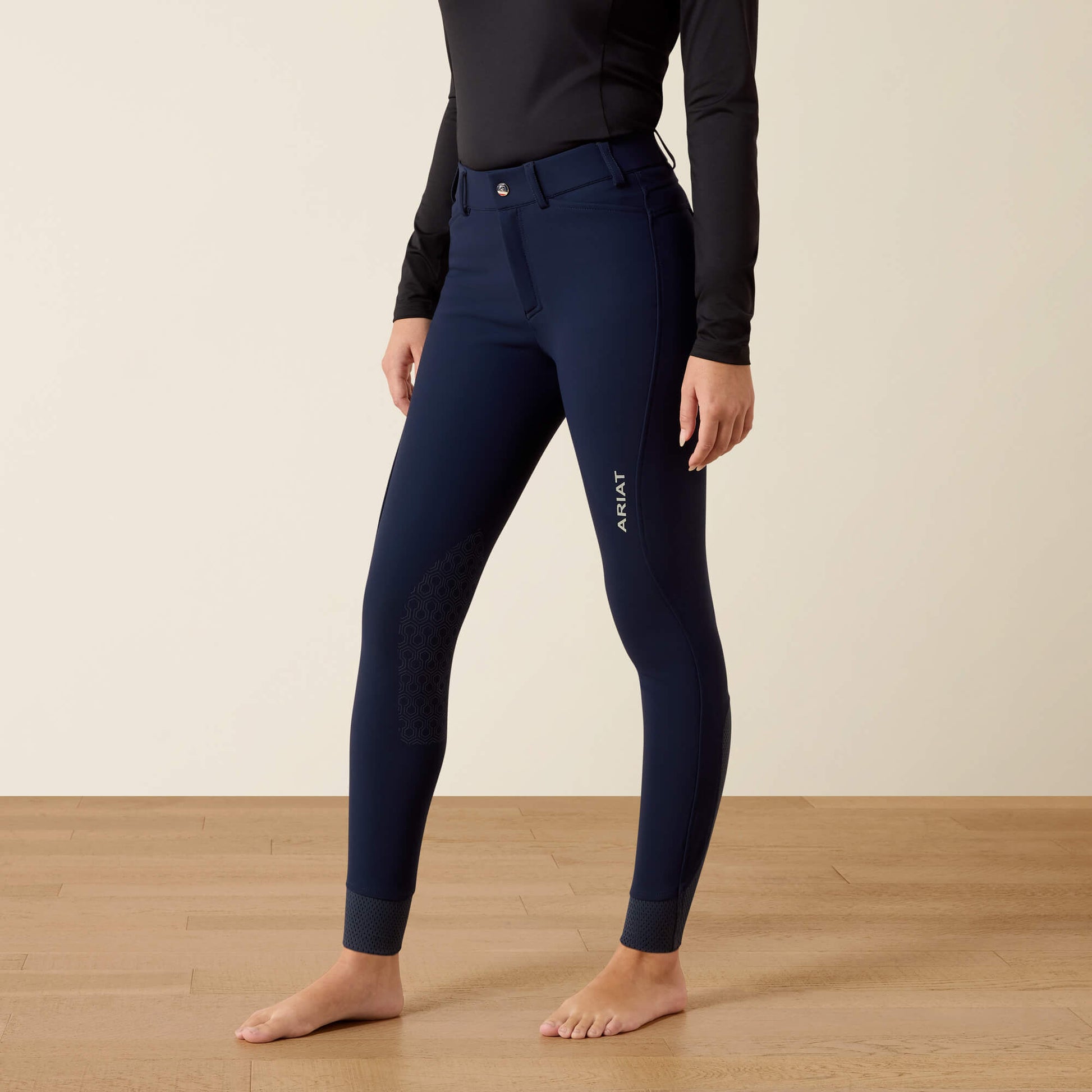 Tri Factor Grip Knee Patch Breech Ariat Kids