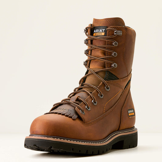 Longview Shock Shield 8" Waterproof Work Boot Ariat Work|Men