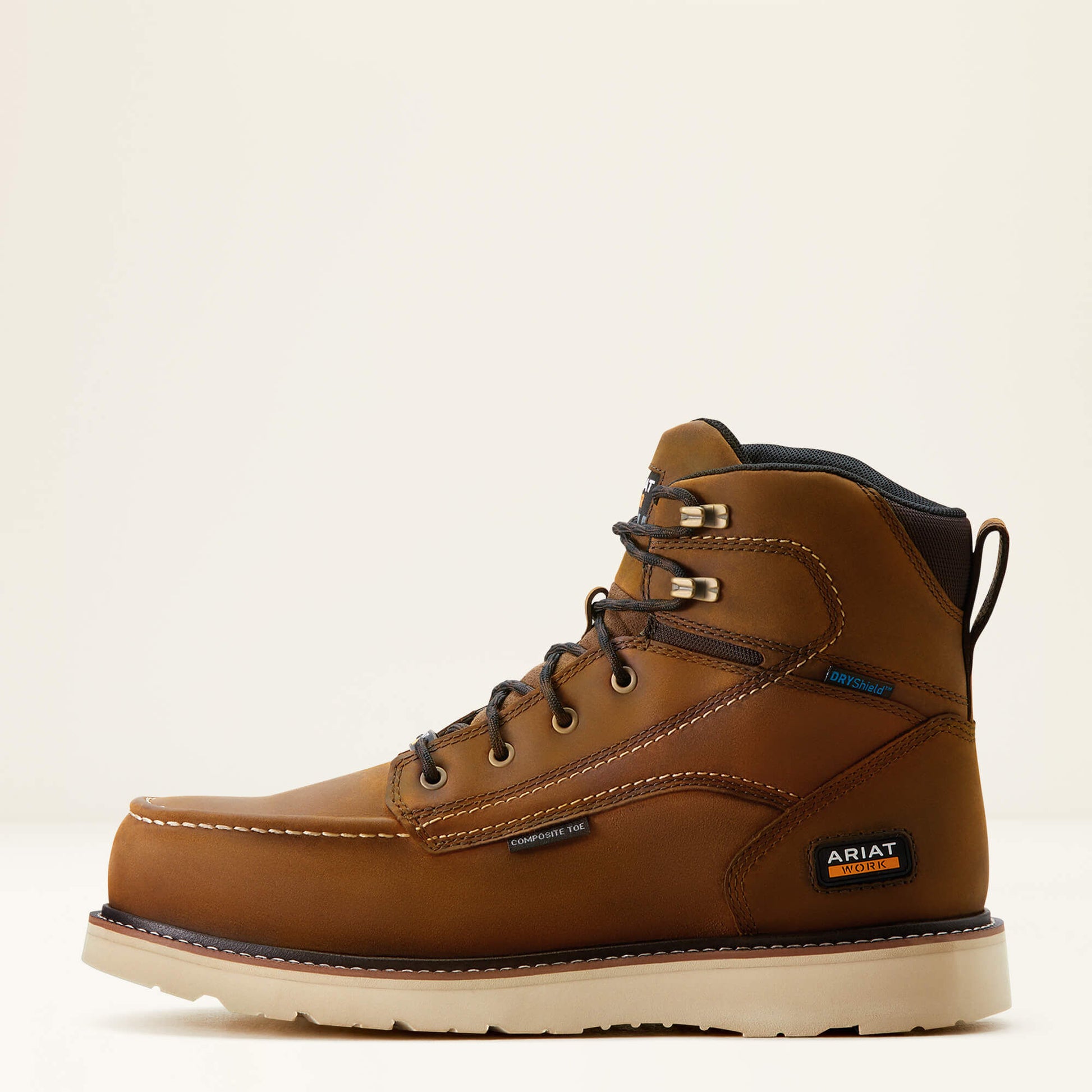 Rebar Wedge Moc Toe 6" Waterproof Composite Toe Work Boot Ariat Work|Men