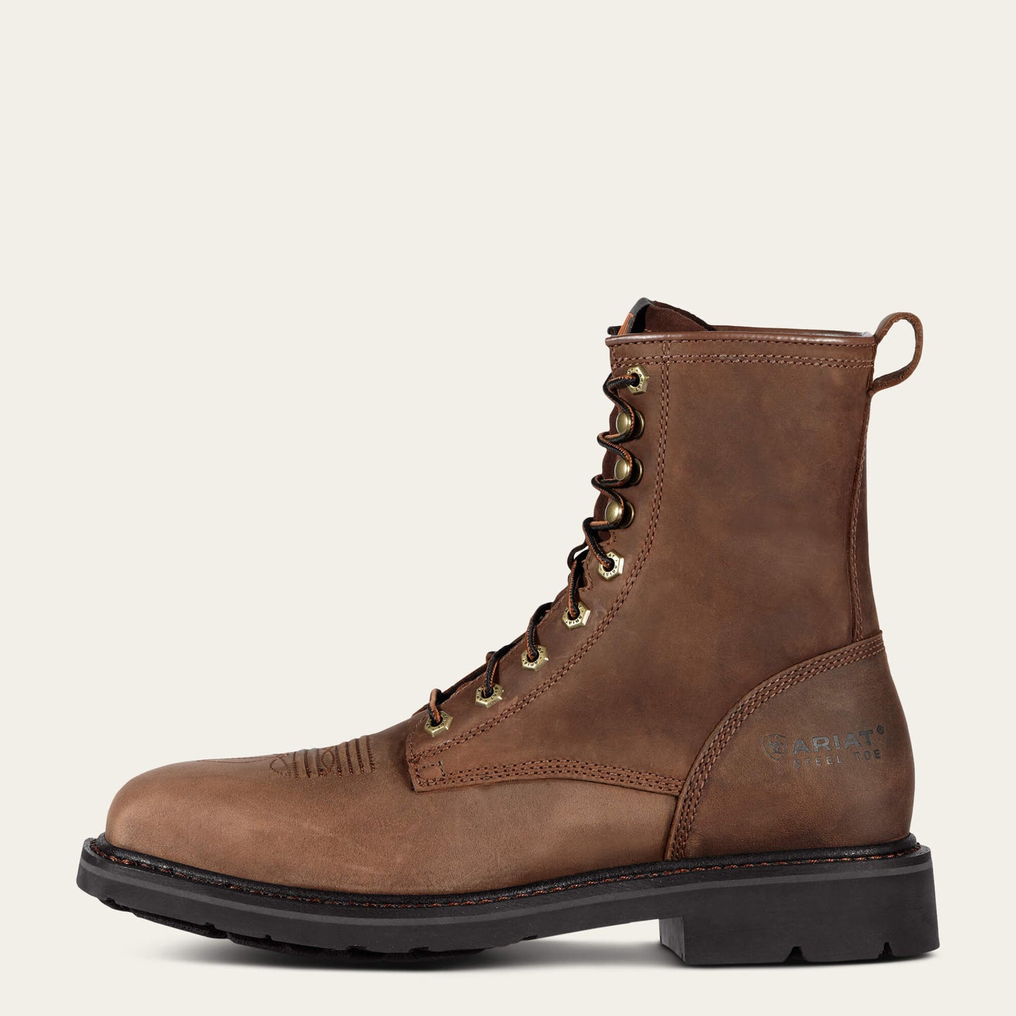 Cascade 8" Wide Square Toe Steel Toe Work Boot Ariat Work|Men
