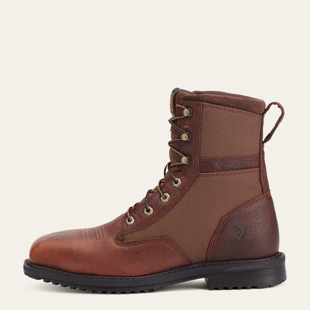RigTek 8" Wide Square Toe Composite Toe Work Boot Ariat Work|Men