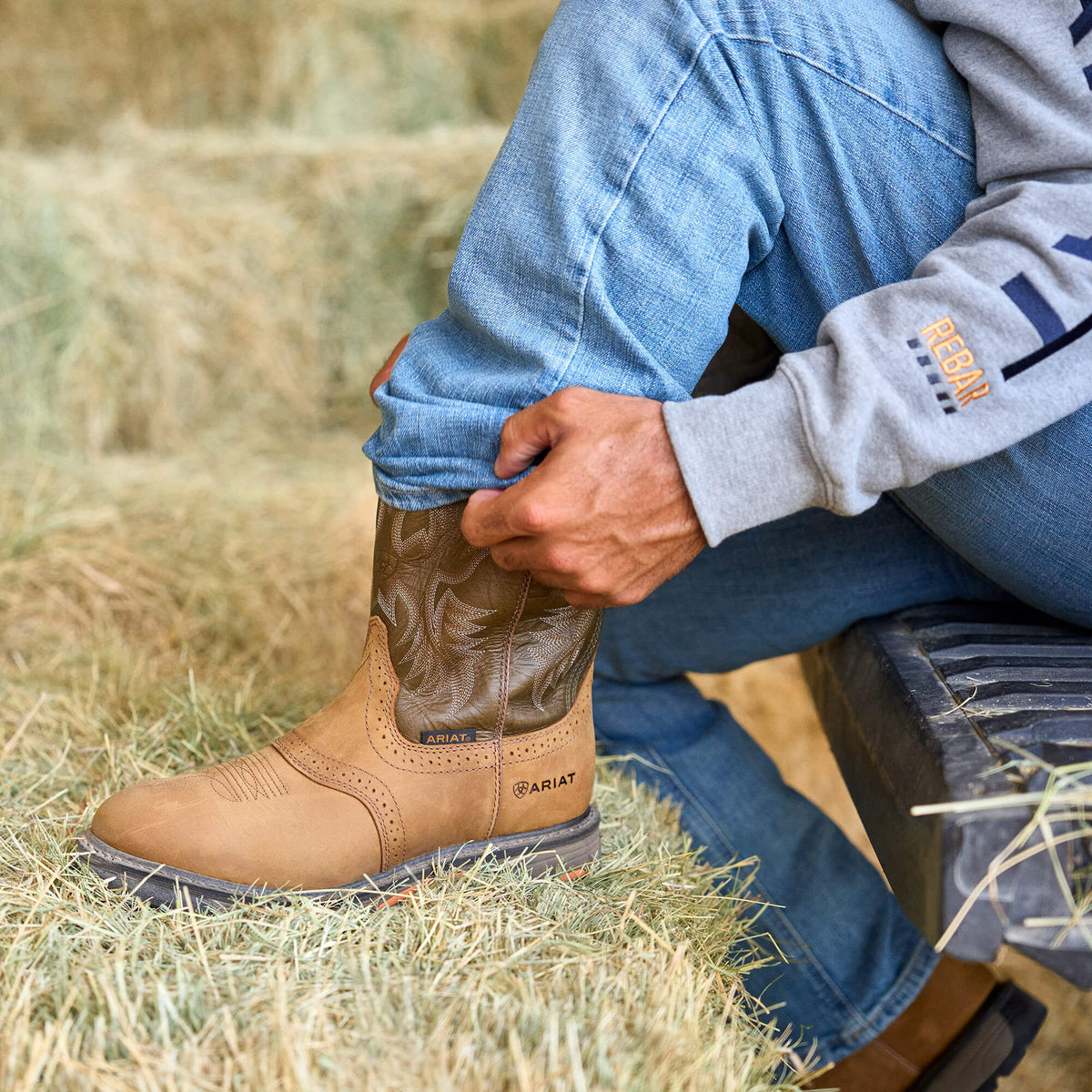 WorkHog Pull-on Work Boot Ariat Work|Men