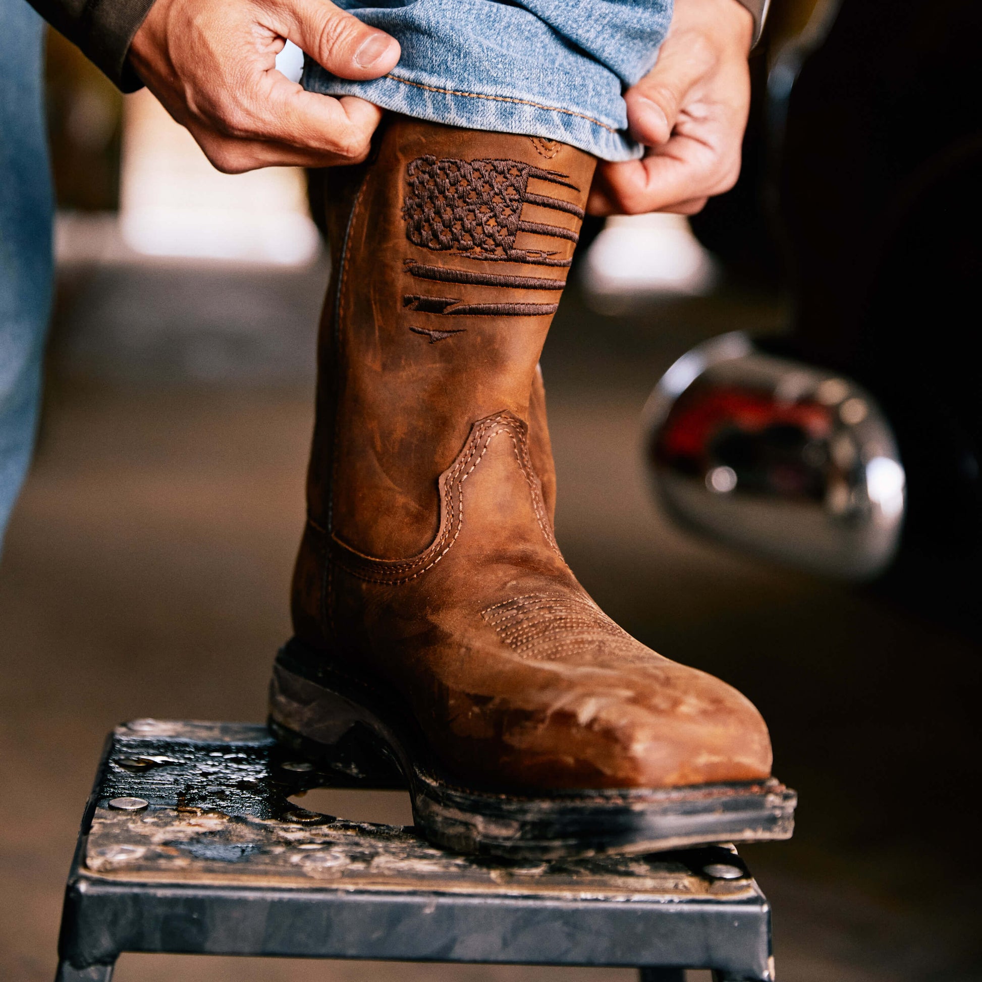 WorkHog XT Patriot Waterproof Carbon Toe Work Boot Ariat Work|Men