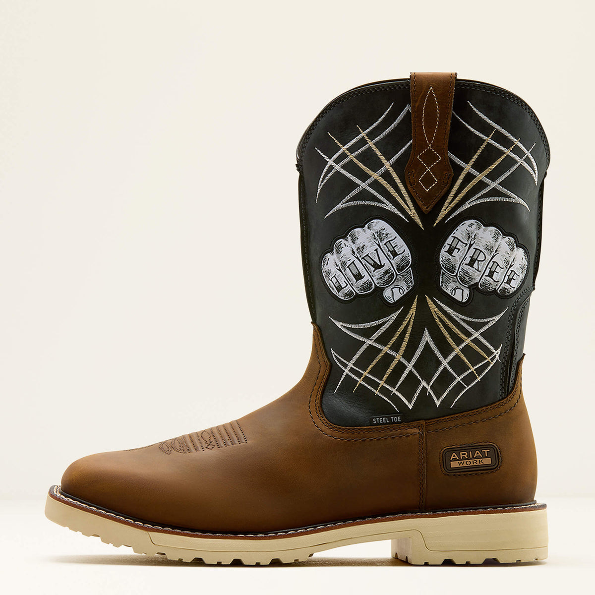 Activator Live Free Wide Square Toe Steel Toe Work Boot Ariat Work