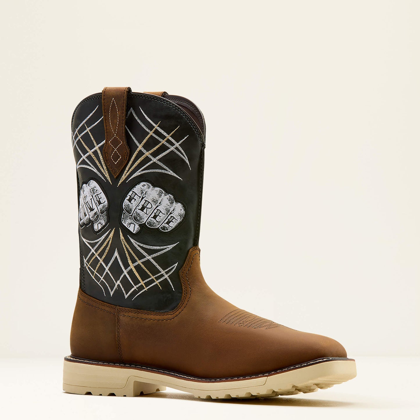 Activator Live Free Wide Square Toe Steel Toe Work Boot Ariat Work