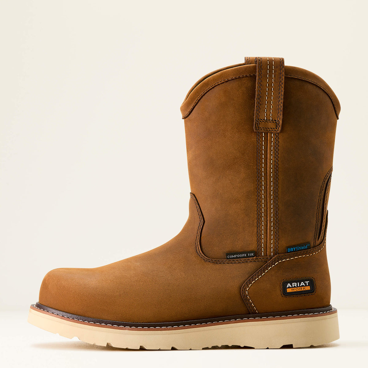 Rebar Wedge Pull-On Waterproof Composite Toe Work Boot Ariat Work|Men