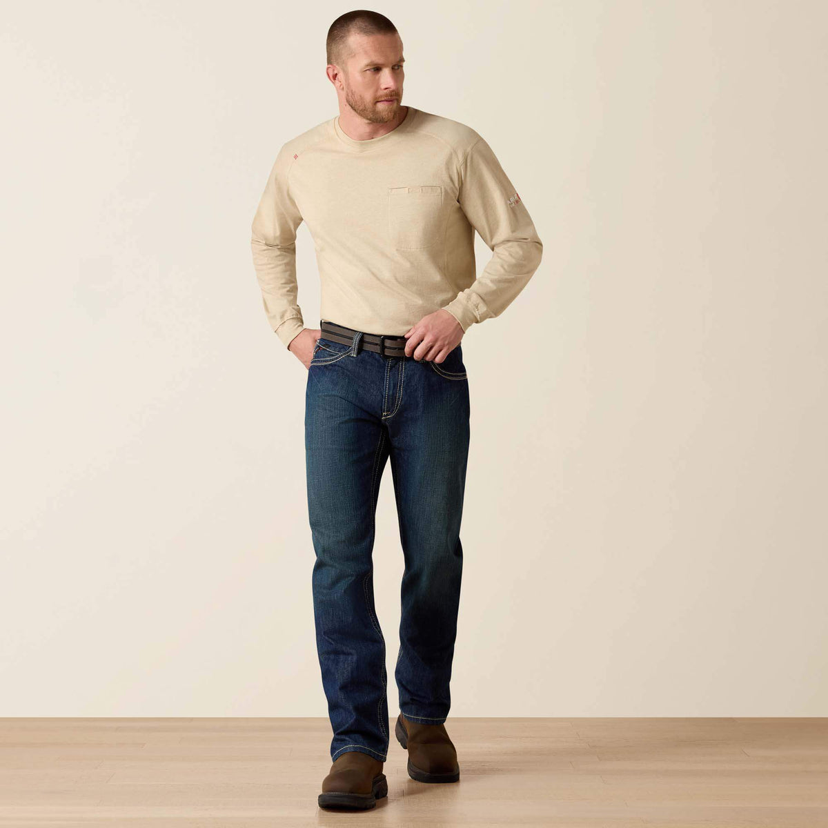 FR M4 Relaxed Boundary Boot Cut Jean Ariat Work|Men