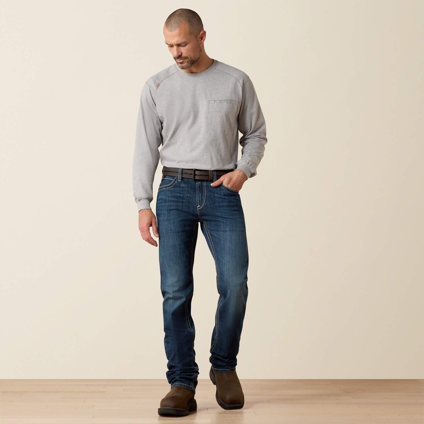 FR M7 Slim Stretch DuraLight Shoreway Straight Leg Jean Ariat Work|Men