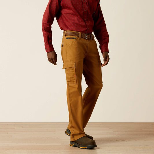 FR M4 Relaxed Lightweight Cargo DuraStretch Straight Leg Pants Ariat Work|Men