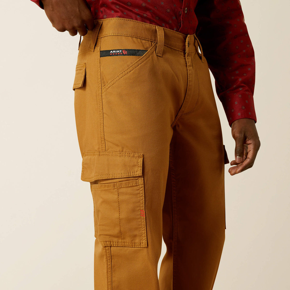 FR M4 Relaxed Lightweight Cargo DuraStretch Straight Leg Pants Ariat Work|Men