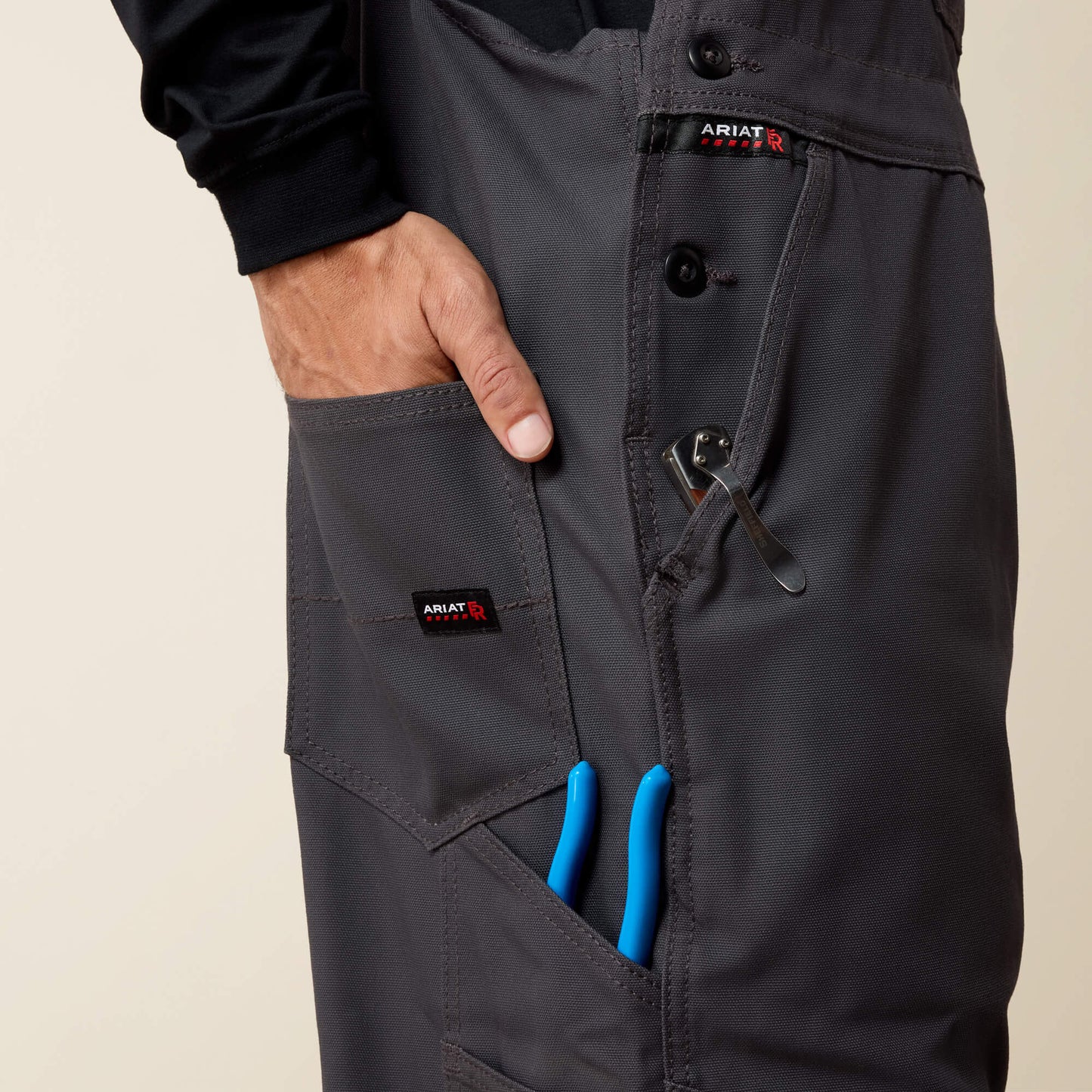 FR Canvas Unlined Bib Ariat Work|Men