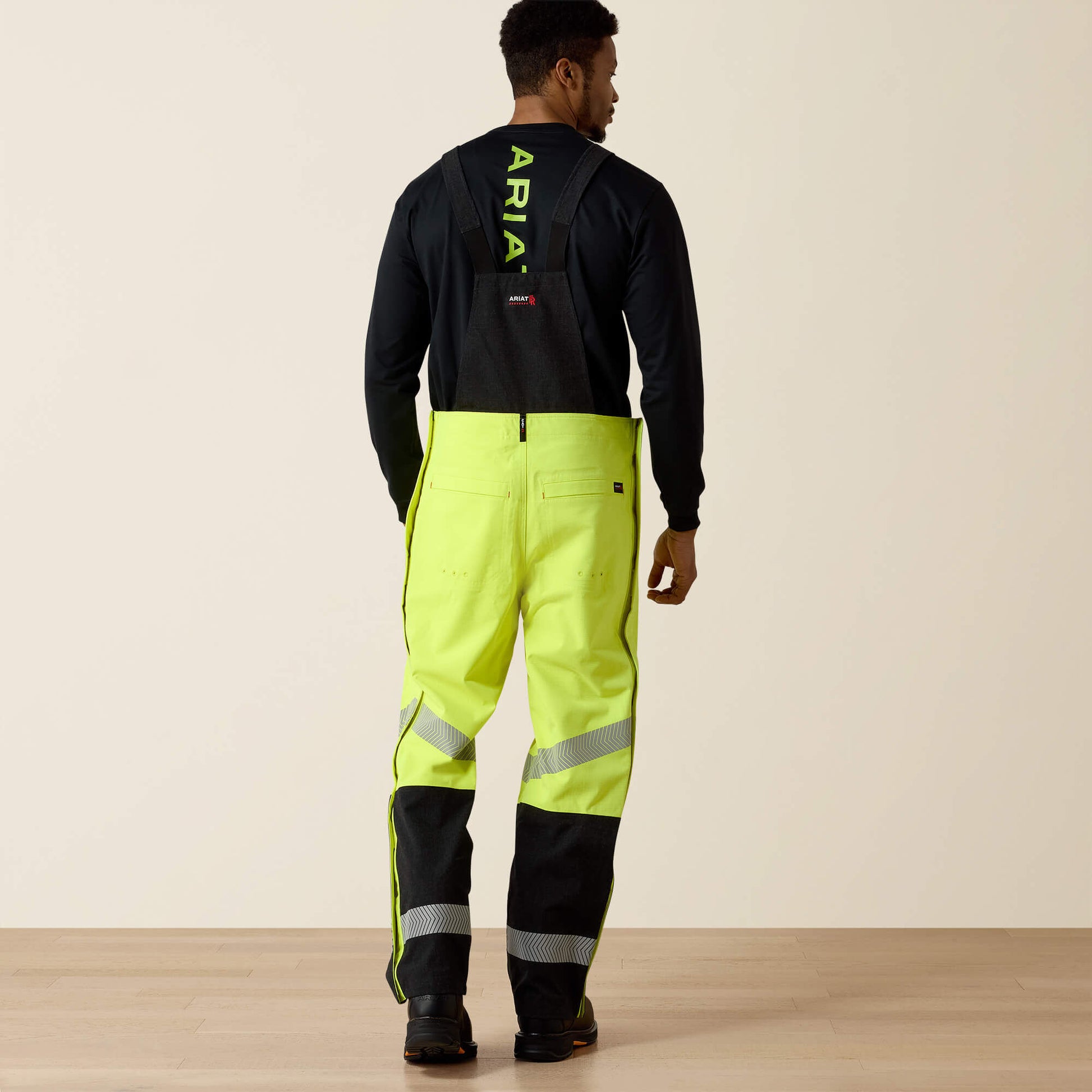 FR Hi-Vis Waterproof Bib Ariat Work