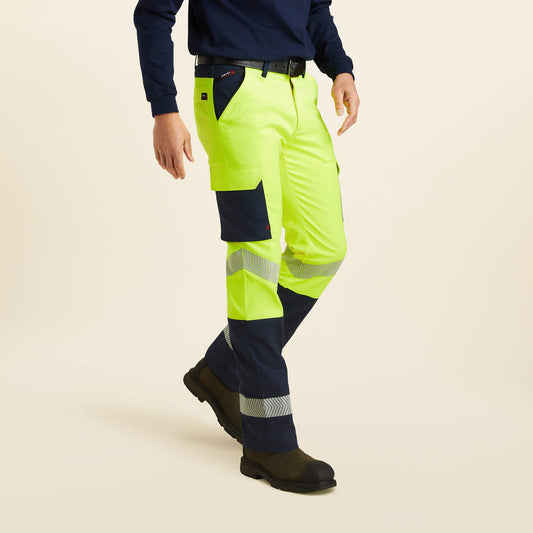 FR M7 Slim Hi-Vis Duralight Twill DuraStretch Straight Leg Pants Ariat Work|Sale