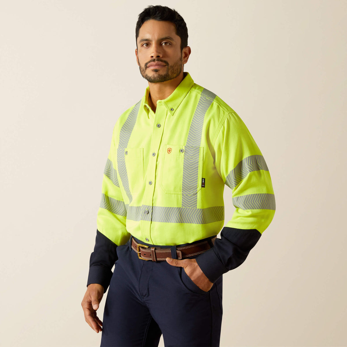 FR Hi-Vis Air Inherent Classic Fit Work Shirt Ariat Work|Men