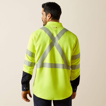FR Hi-Vis Air Inherent Classic Fit Work Shirt Ariat Work|Men
