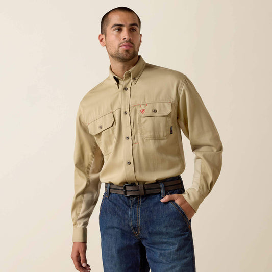 FR Solid Vent Work Shirt Ariat Work|Men