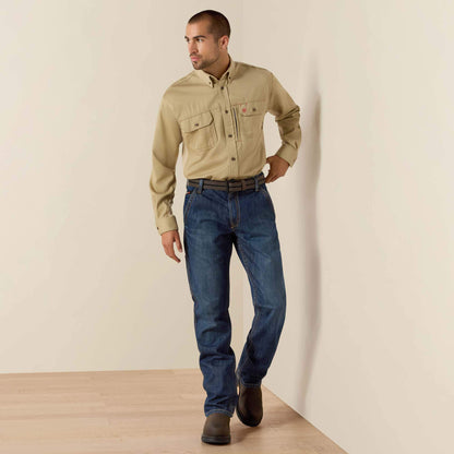 FR Solid Vent Work Shirt Ariat Work|Men