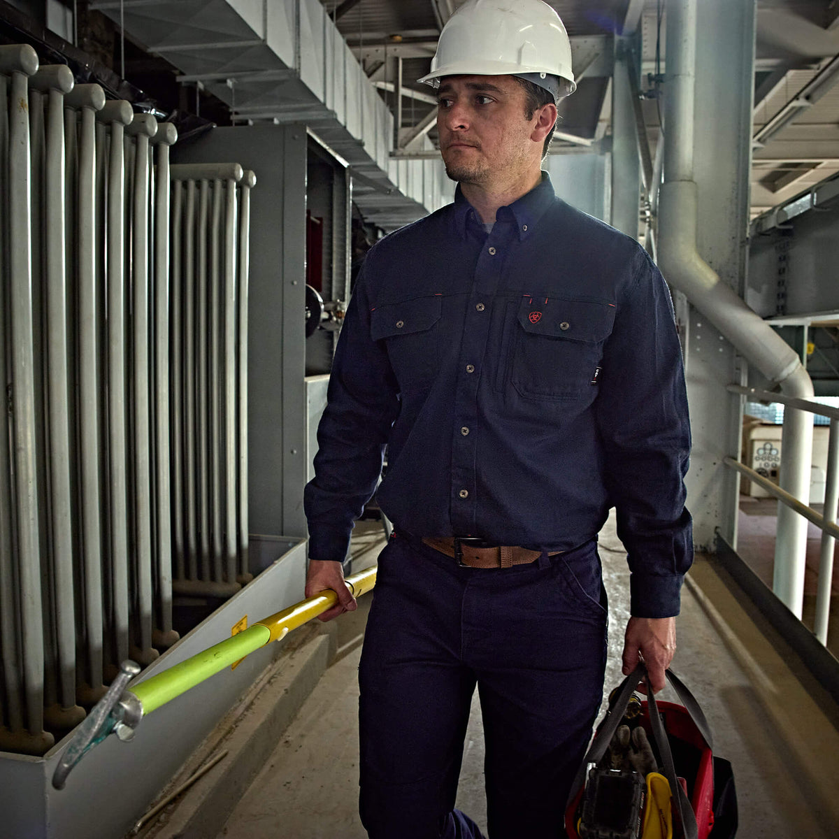 FR Solid Vent Work Shirt Ariat Work|Men