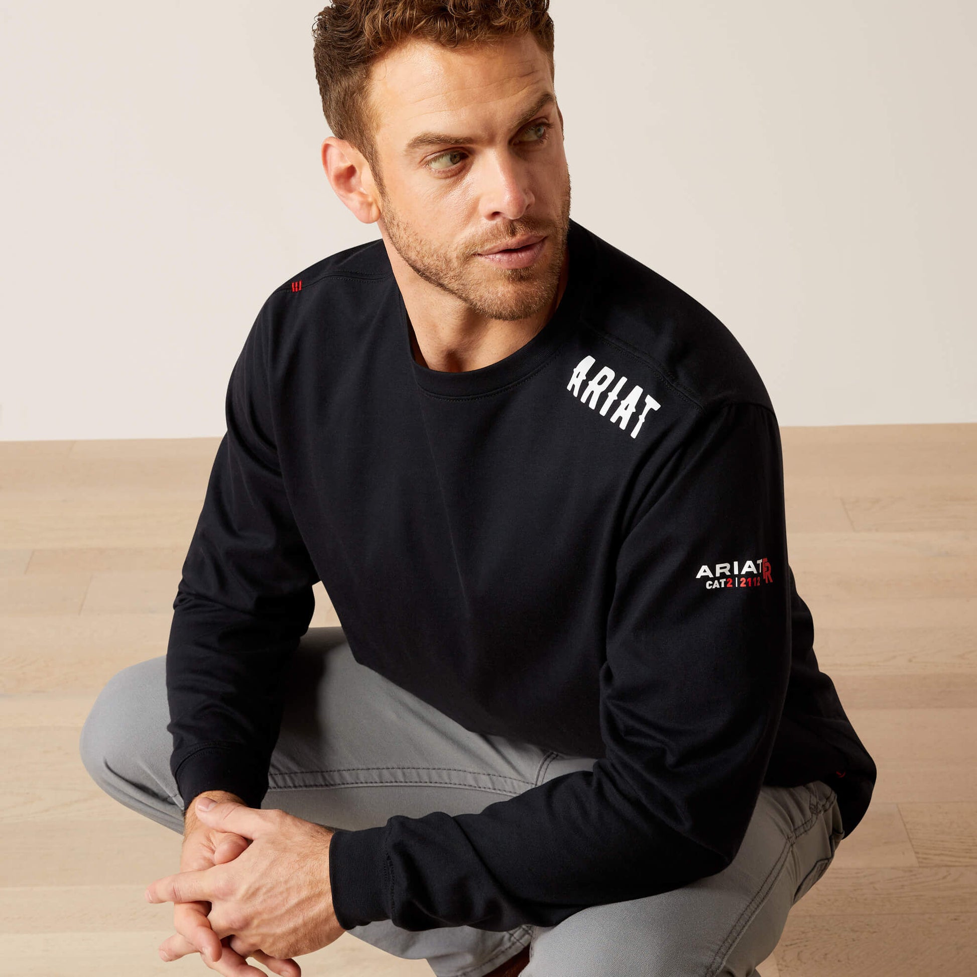 FR Work Hard Live Free T-Shirt Ariat Work|Men