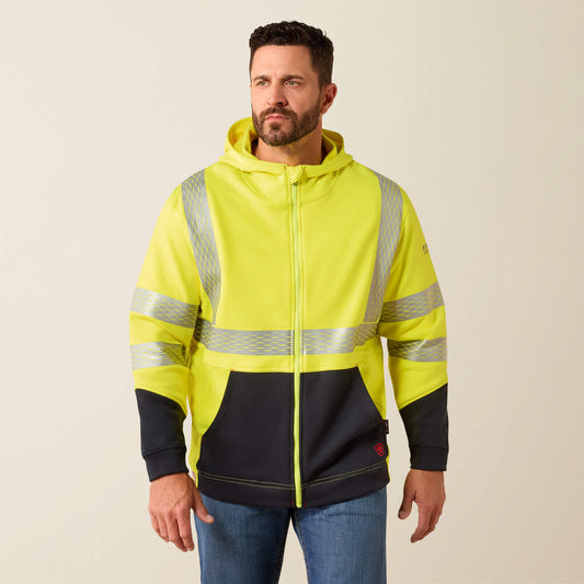 FR Hi-Vis Full Zip Hoodie Ariat Work|Men
