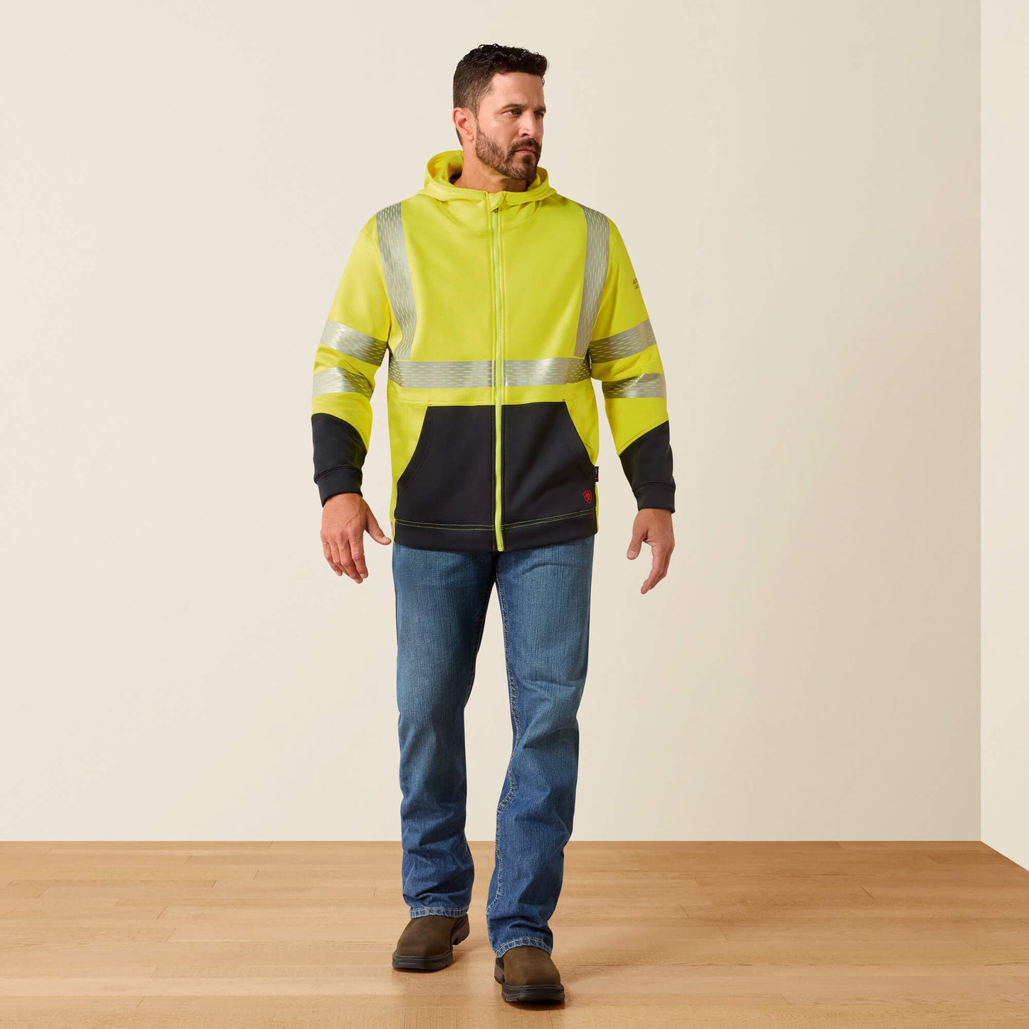 FR Hi-Vis Full Zip Hoodie Ariat Work|Men