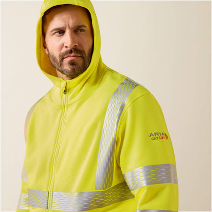 FR Hi-Vis Full Zip Hoodie Ariat Work|Men