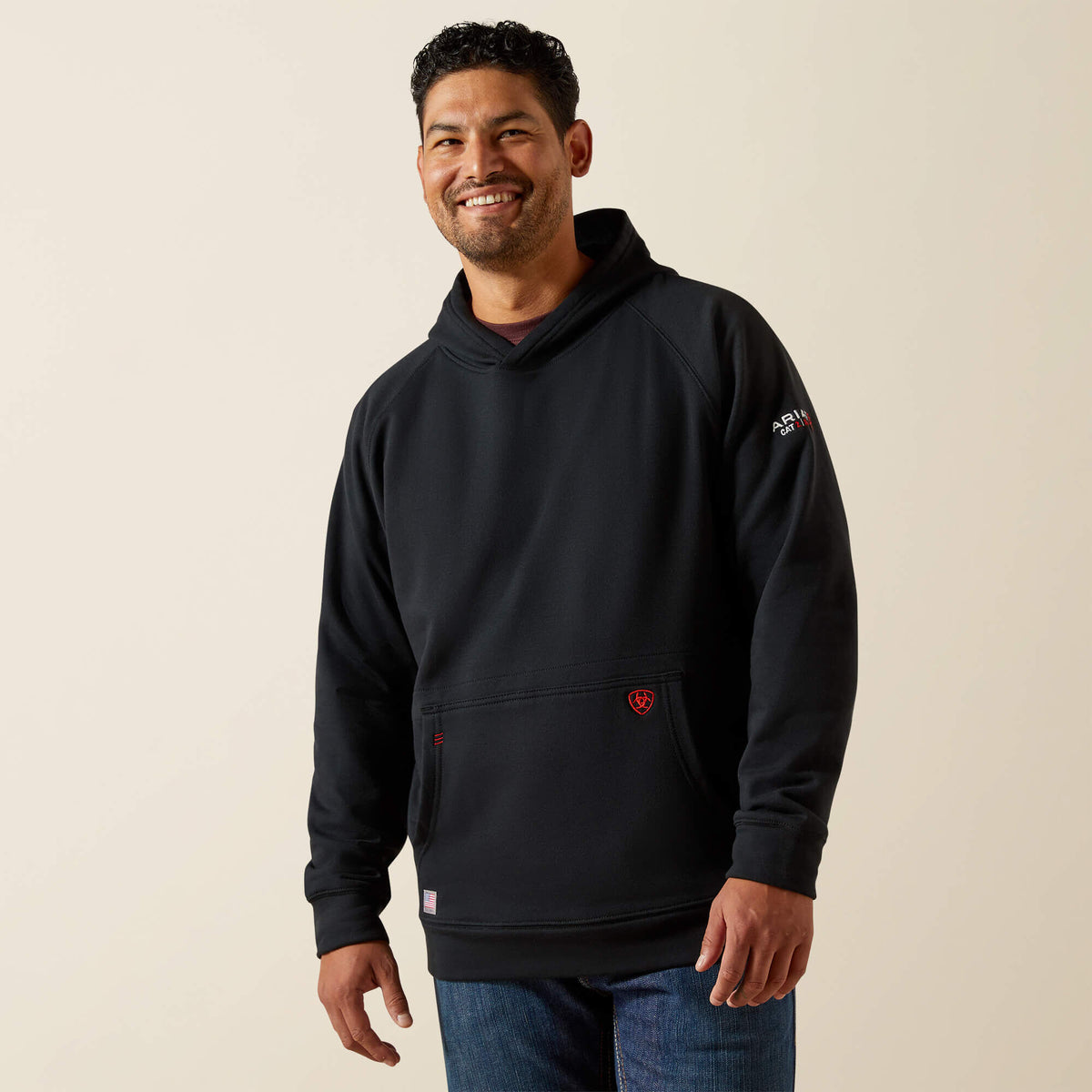 FR DuraStretch Hard Head Full Zip Hoodie Ariat Work|Men