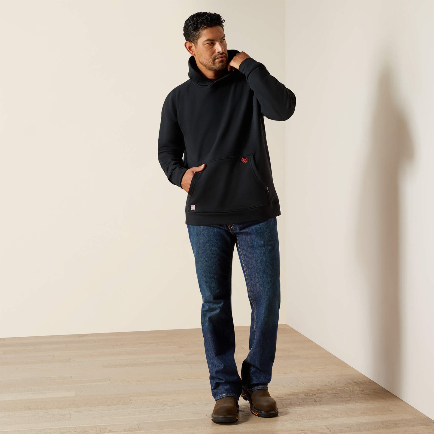 FR DuraStretch Hard Head Full Zip Hoodie Ariat Work|Men
