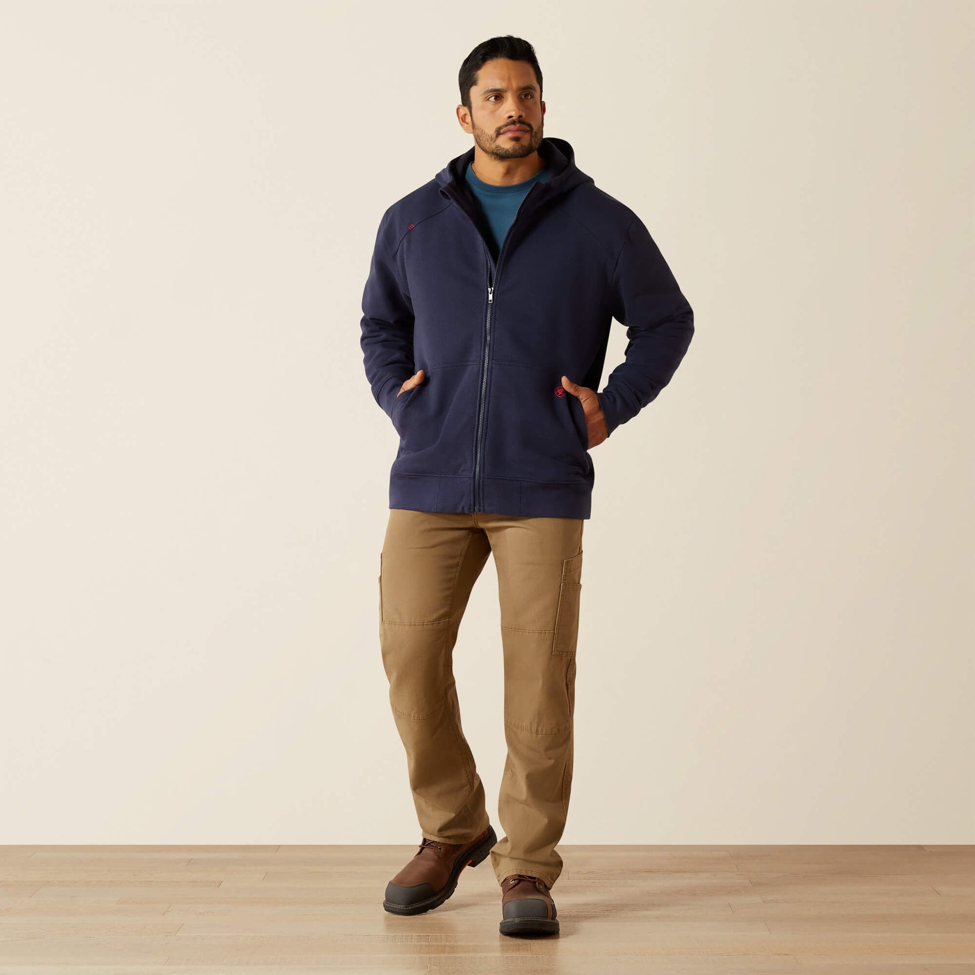 FR DuraStretch Heavyweight Fleece Full Zip Hoodie Ariat Work