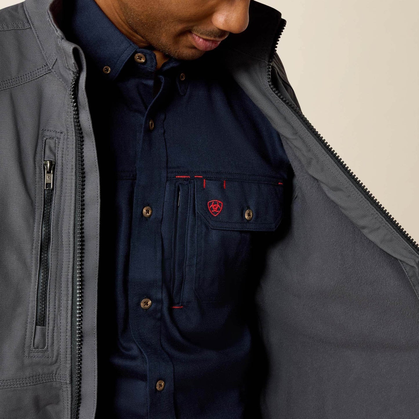 FR DuraLight Cordura Canvas Vest Ariat Work