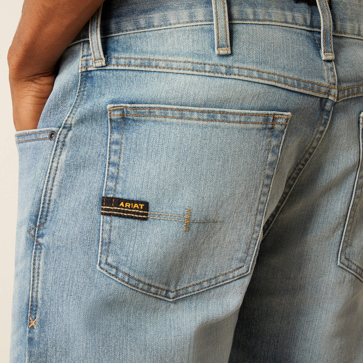 Rebar M4 Relaxed DuraStretch Basic Stackable Straight Leg Jean Ariat Work|Men
