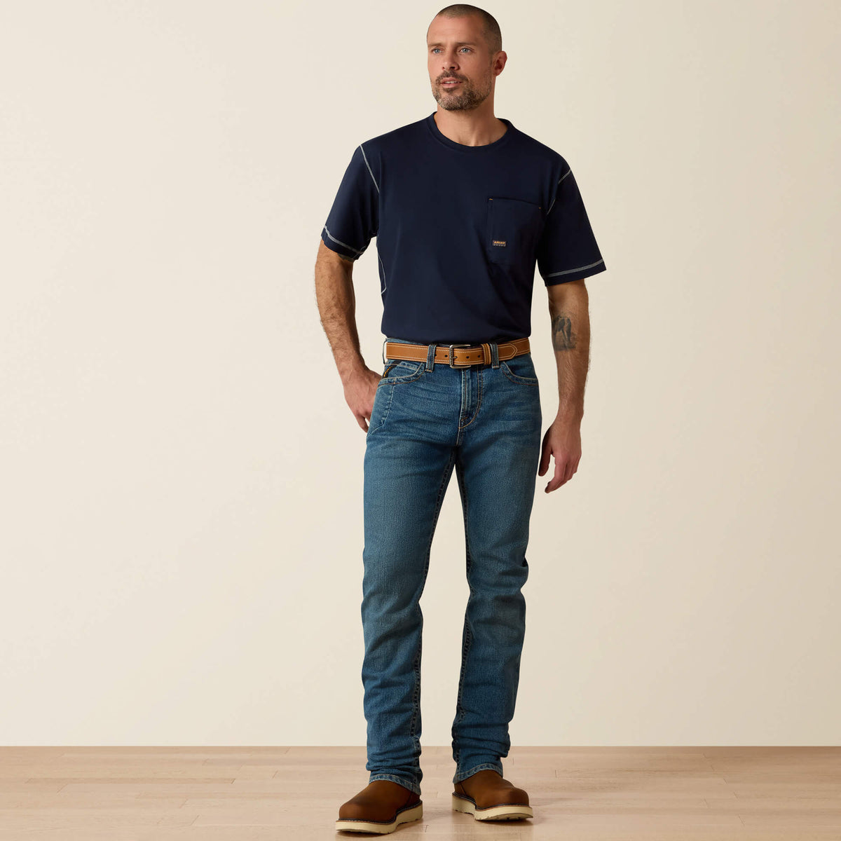 Rebar M7 Slim DuraStretch Edge Straight Jean Ariat Work|Men