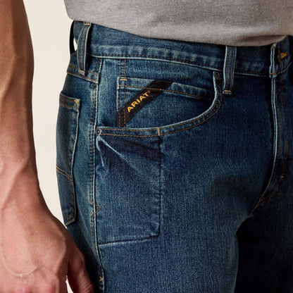 Rebar M3 Loose DuraStretch Basic Stackable Straight Leg Jean Ariat Work|Men