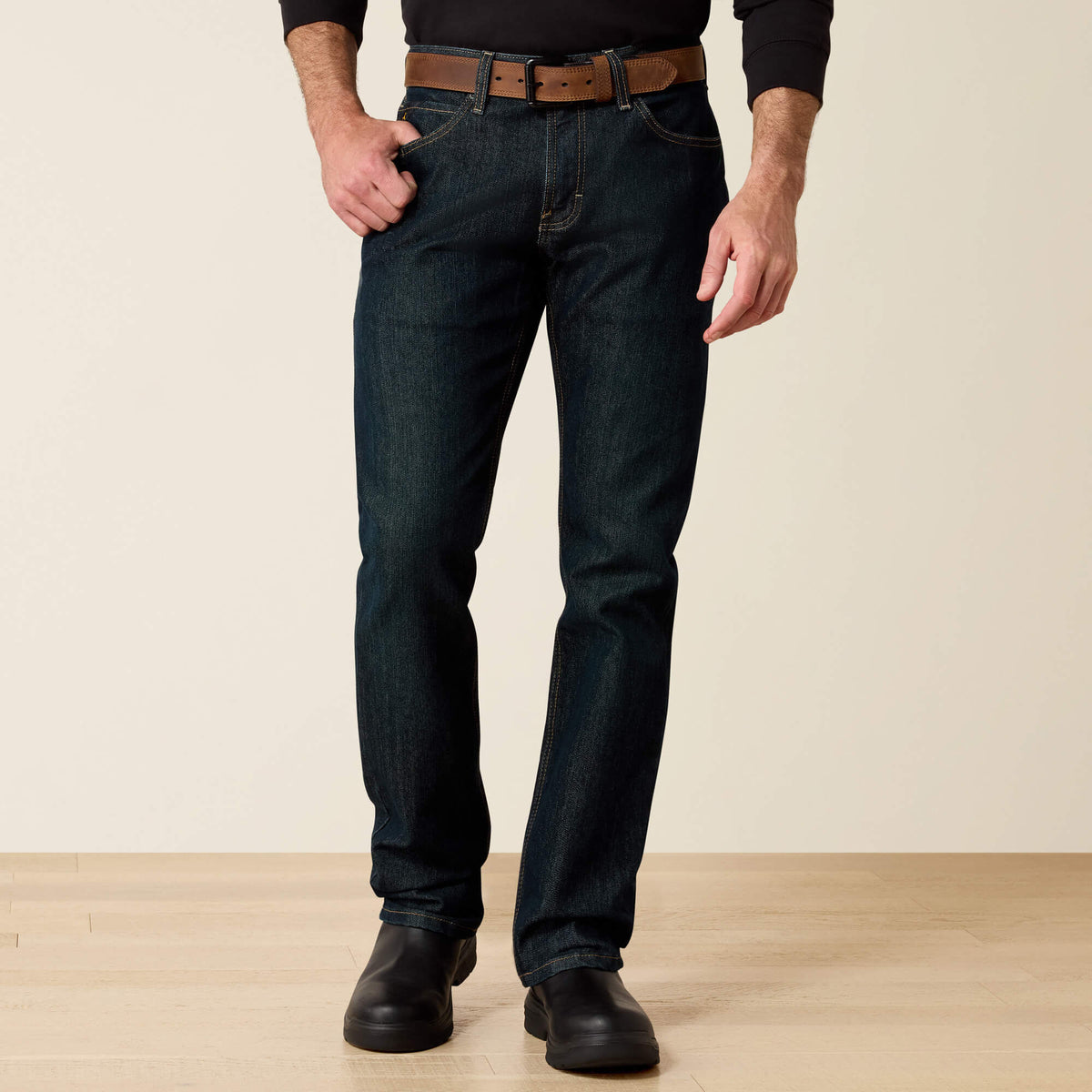 Rebar M7 Slim DuraStretch Basic Stackable Straight Leg Jean Ariat Work|Men