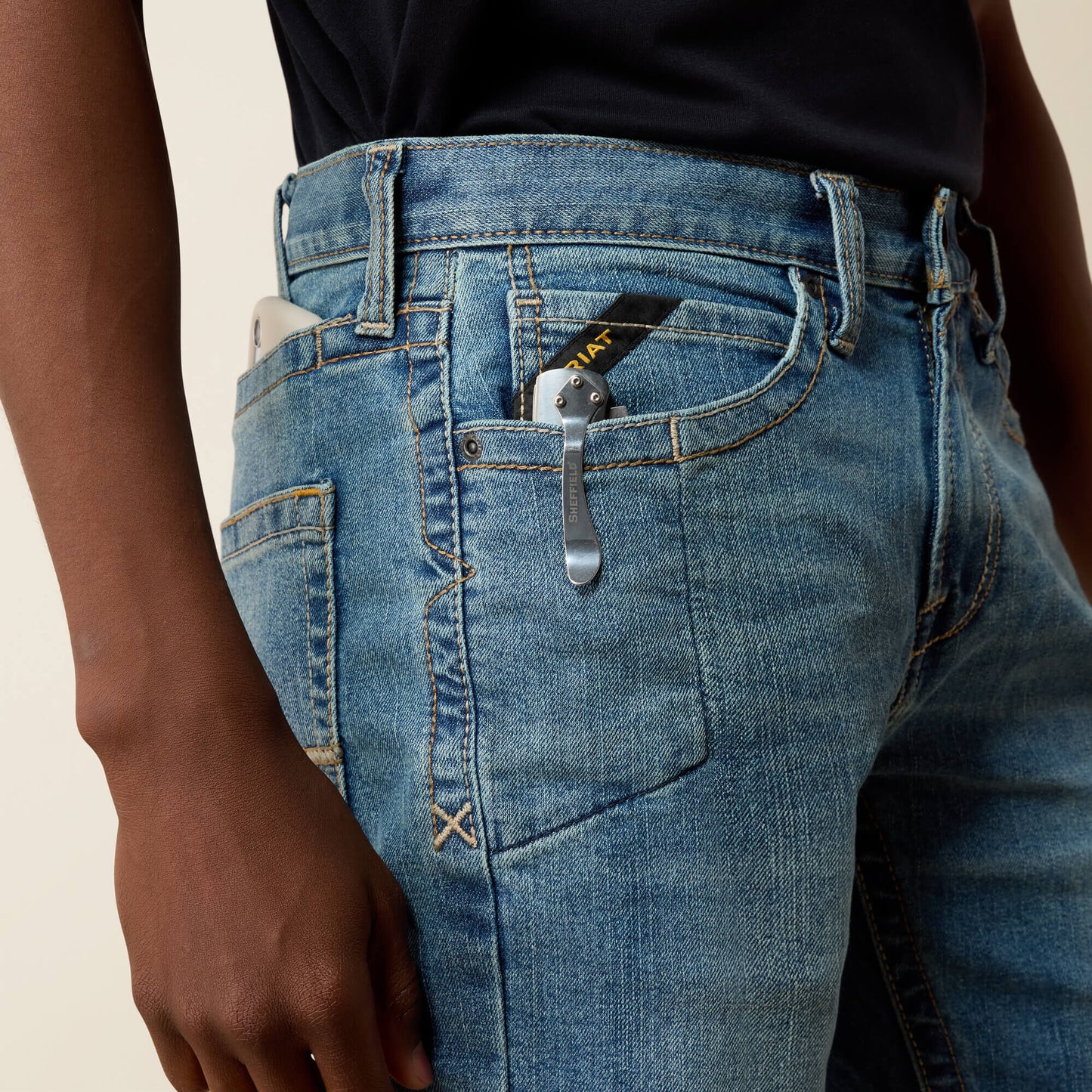 Rebar M7 Slim Rail DuraStretch Straight Leg Jeans Ariat Work|Men