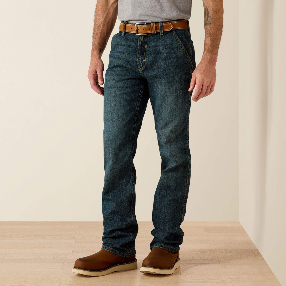 Rebar M7 Slim DuraStretch Workhorse Straight Leg Jean Ariat Work|Men