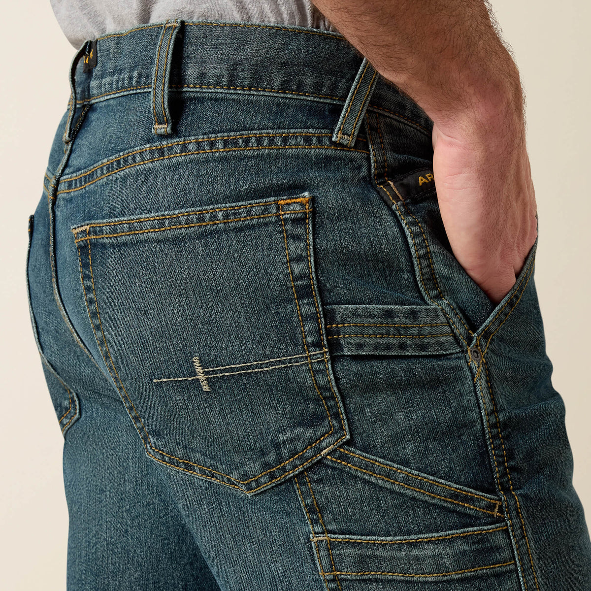 Rebar M7 Slim DuraStretch Workhorse Straight Leg Jean Ariat Work|Men