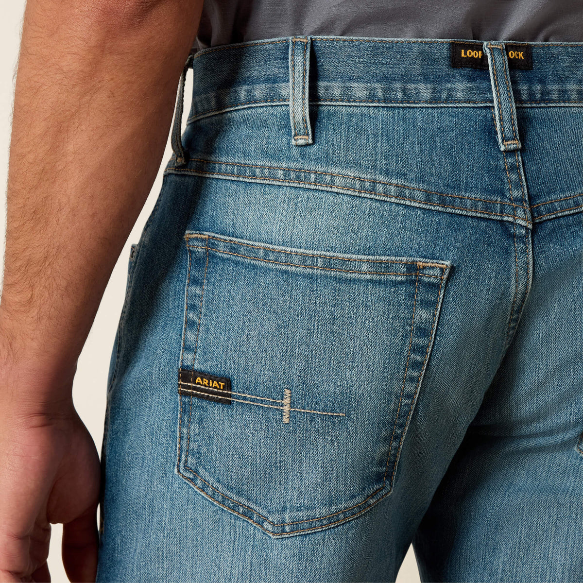 Rebar M5 DuraStretch Basic Stackable Straight Leg Jean Ariat Work|Men