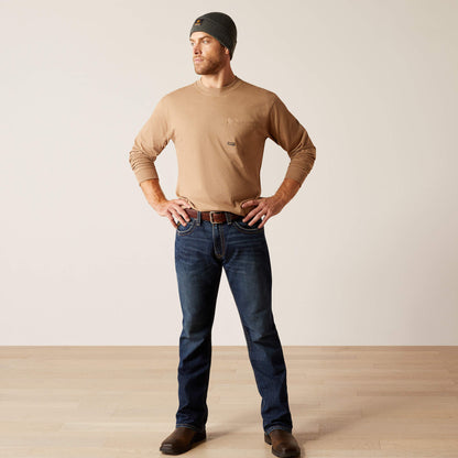 Rebar M4 Relaxed Rail DuraStretch Boot Cut Jeans Ariat Work|Men