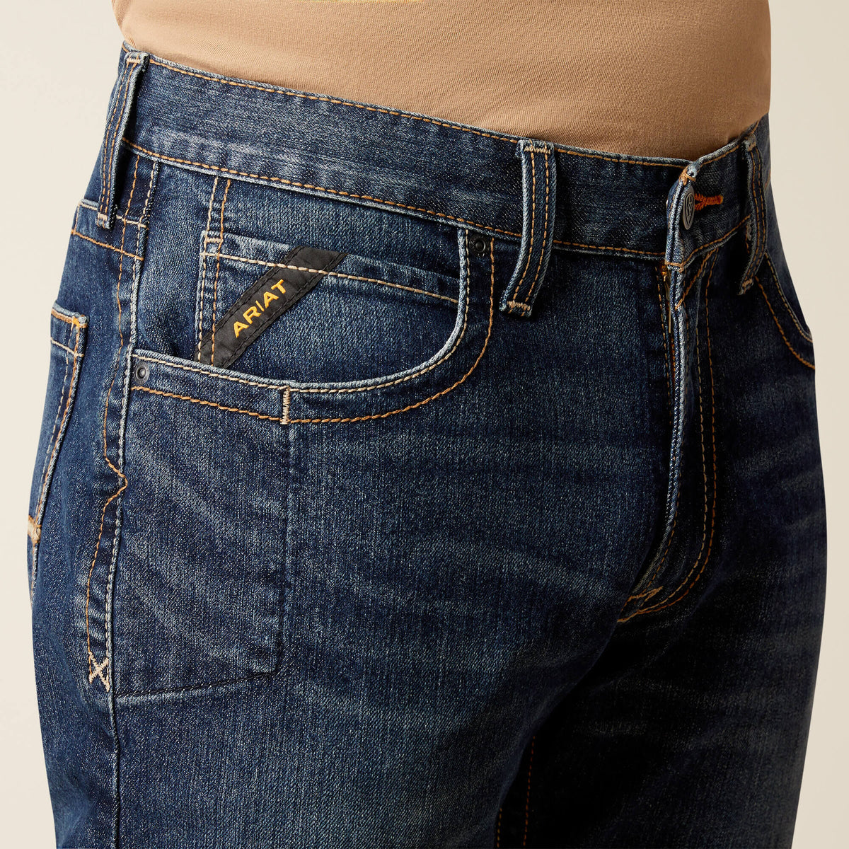 Rebar M4 Relaxed Rail DuraStretch Boot Cut Jeans Ariat Work|Men
